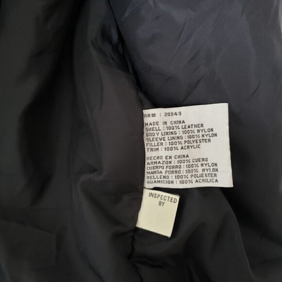 BOEING black suede aviator bomber jacket men's size L - Picture 14 of 15